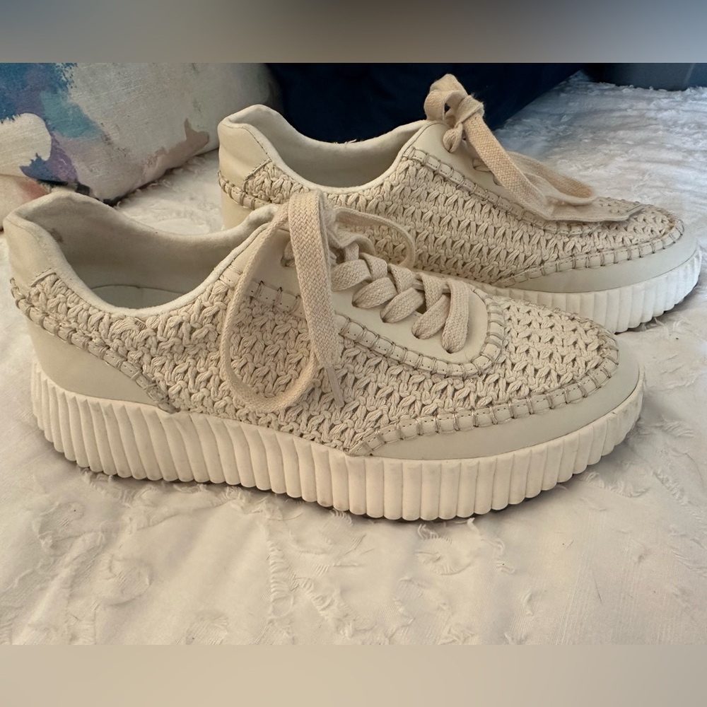 ShuShop Selene Bone Woven Sneaker